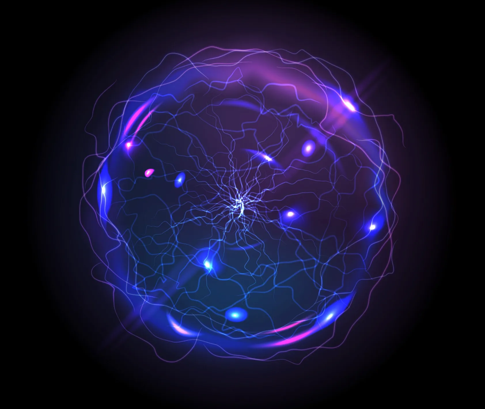Visualización circular de nodos musicales conectados